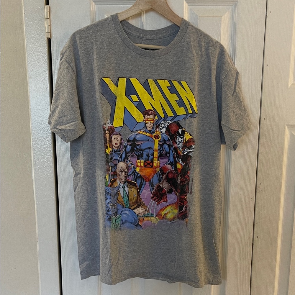 Marvel X-Men T-Shirt Size Large In Gray